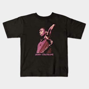 John Coltrane Blues Vintage Kids T-Shirt